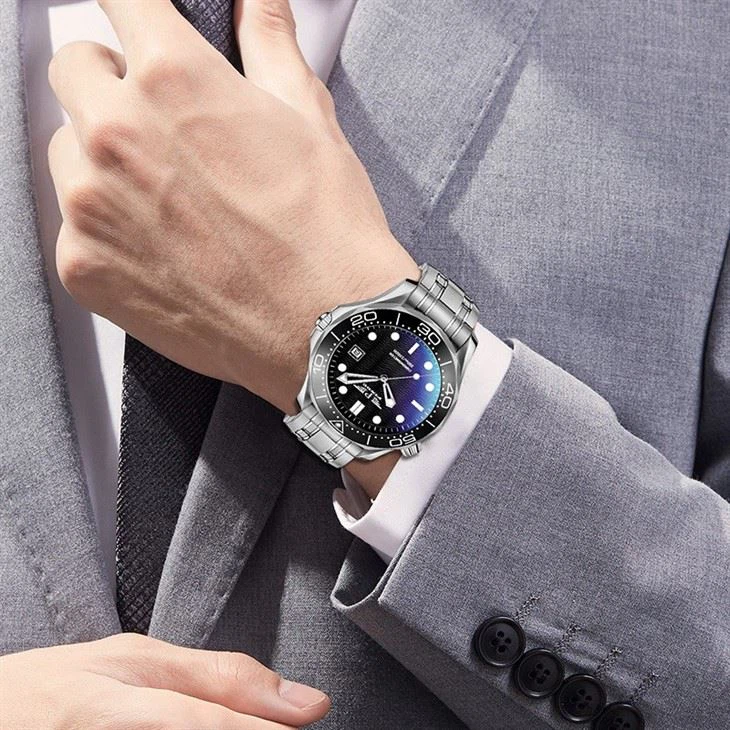New Design Stainless Steel Watch For Men Mens Luminous Mechanical Watches