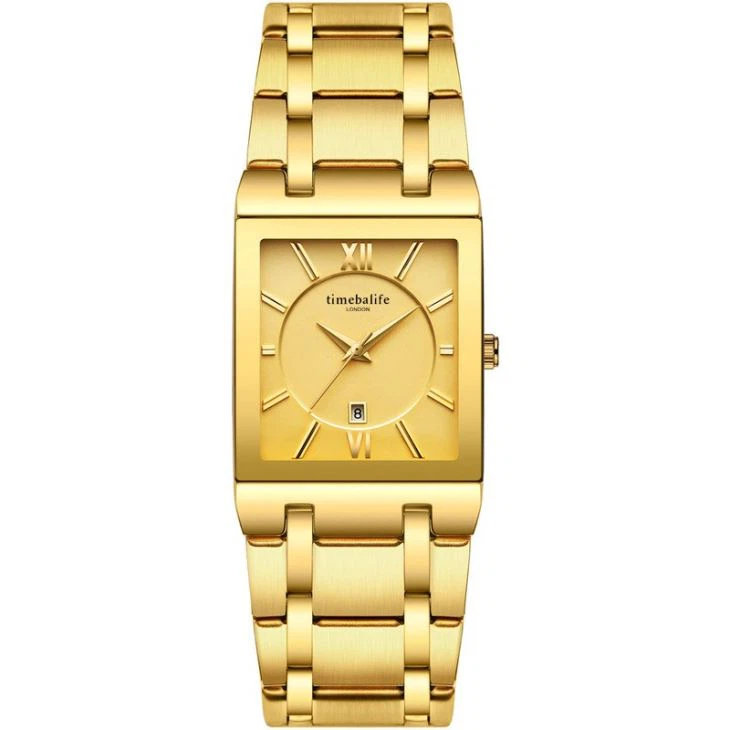 Luxury Gold Man Alloy Wrist Watch TBL101