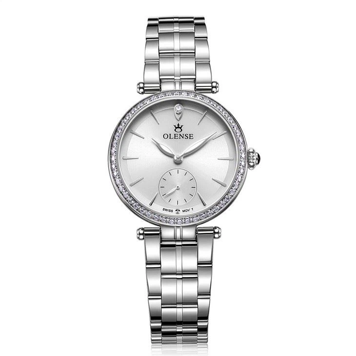 Couple Watches Stainless Steel Waterproof Men's Watches Fashion Simple Ladies Watches Wholesale
