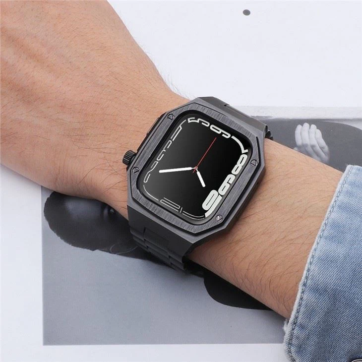 AP Design Metal Case With Band For Apple Watch 7/6 45mm 44mm