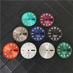 Seiko Nh35 için 28.5mm Saat Kadranı Luminova C1