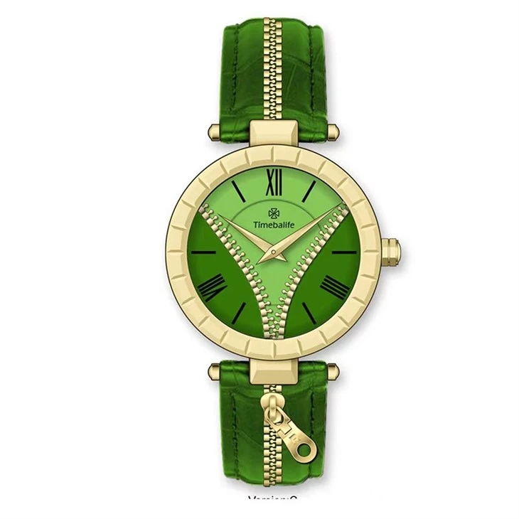 Zipper Design Quartz Watch
