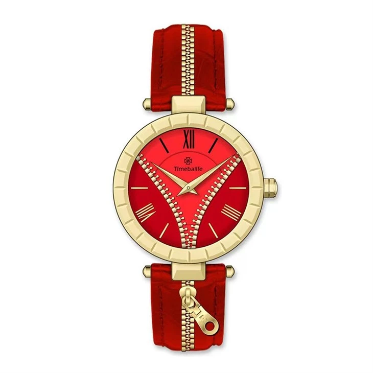 Zipper Design Quartz Watch